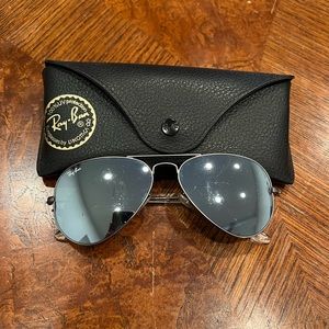 Sliver Frame with Reflective chrome lenses